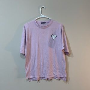 Heart shaped Korean style t shirt